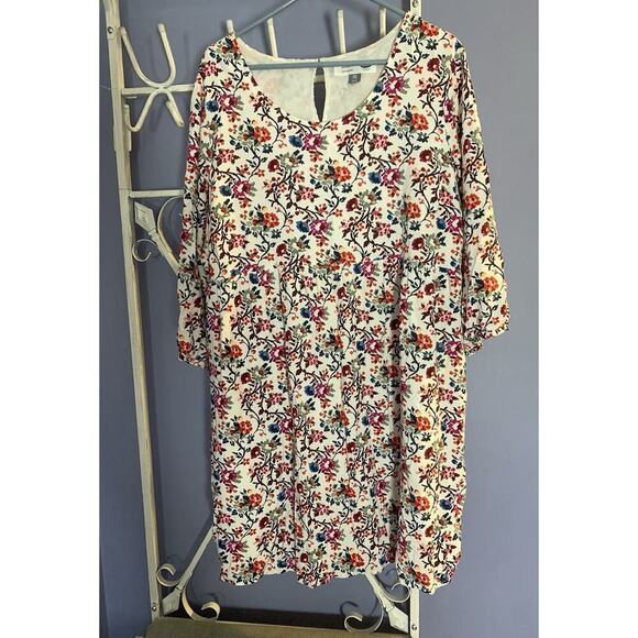 Floral maternity dress midi XXL Old navy Princess romantic spring summer - Picture 1 of 3